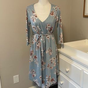 Pink blush Maternity Dress